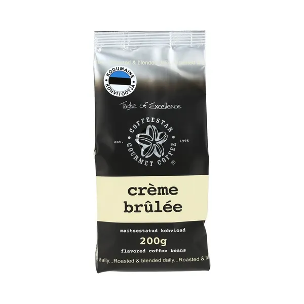Kohvioad Crème Brulée, COFFEESTAR, 200 g