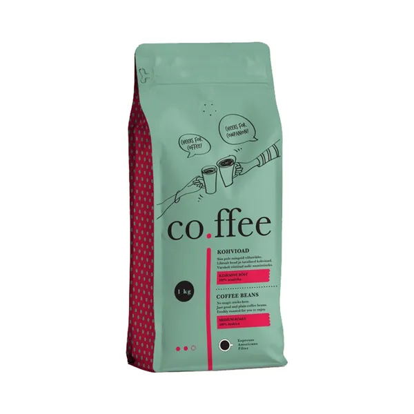 Kohvioad Keskmine, CO.FFEE, 1 kg