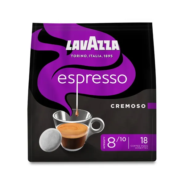 Kohvipadjad Espresso Cremoso, LAVAZZA, 18 tk