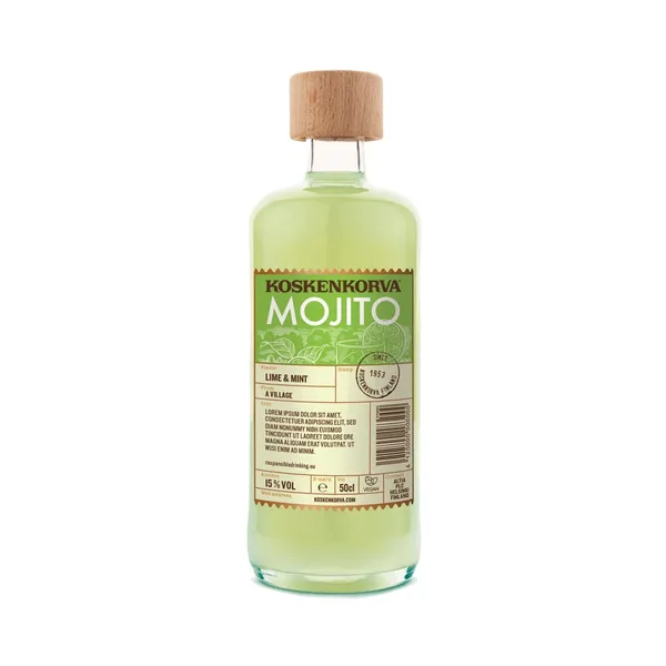 Piiritusjook Koskenkorva Mojito R21/155061/46, 15% 0,5L