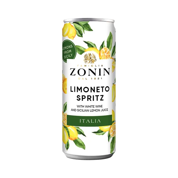 Kokteilijook Limoneto Spritz, ZONIN, 250 ml