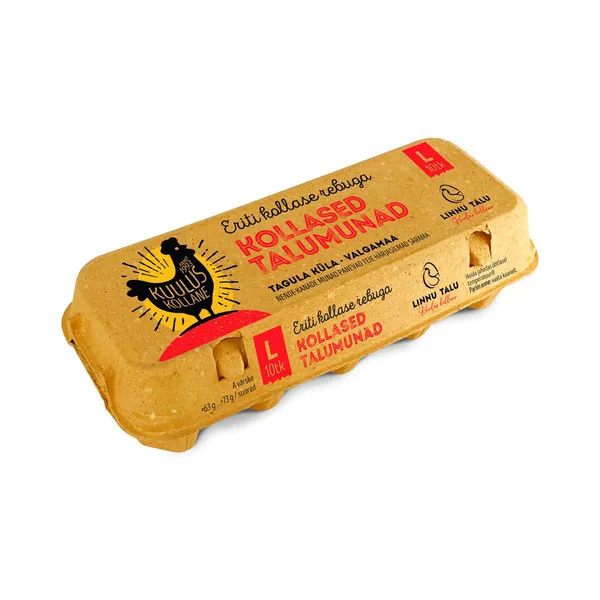 Kollased Talumunad L, LINNU TALU, 10 tk