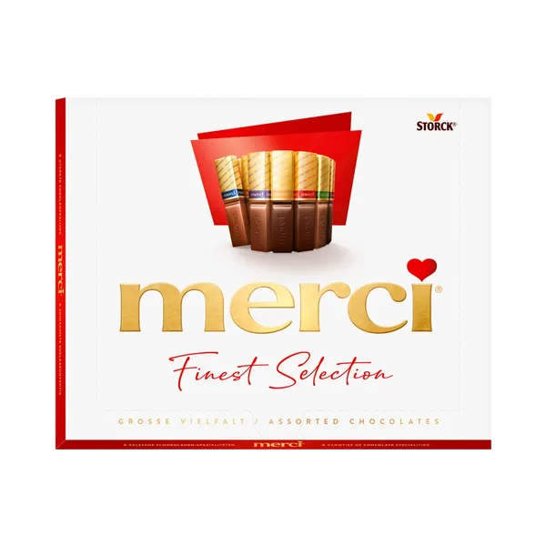 Kommikarp Valik šokolaade, MERCI, 250 g