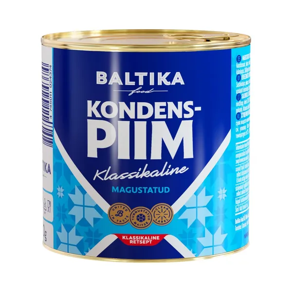 Kondenspiim suhkruga, BALTIKA, 370 g