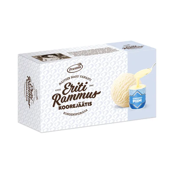 Kondenspiima perejäätis, ERITI RAMMUS, 480 g
