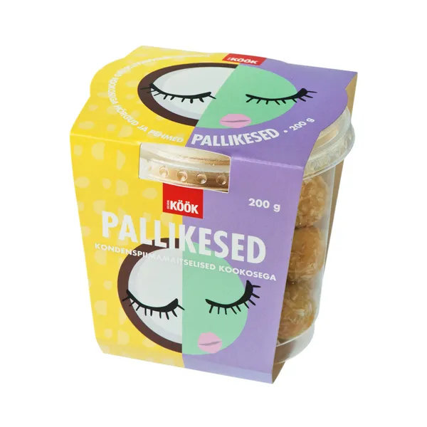 Kondenspiimamaitselised kookosega pallikesed, SELVERI KÖÖK, 200 g
