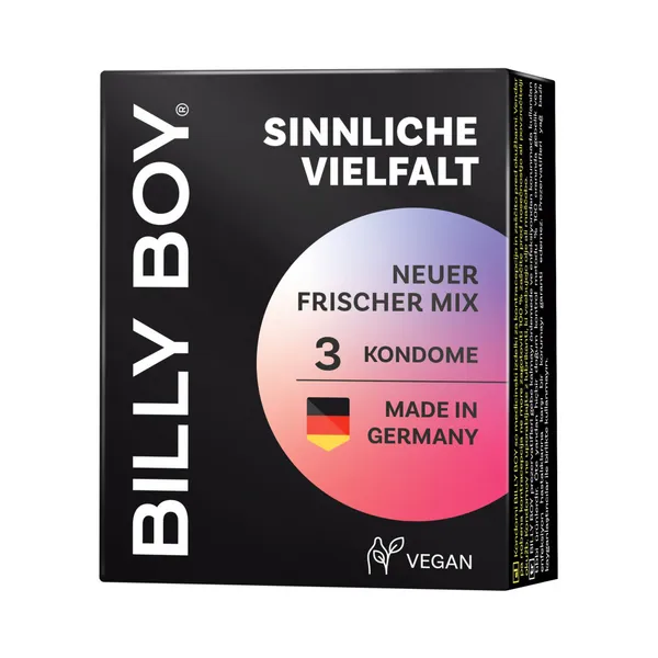 Kondoom Sensual Mix, BILLY BOY, 3 tk