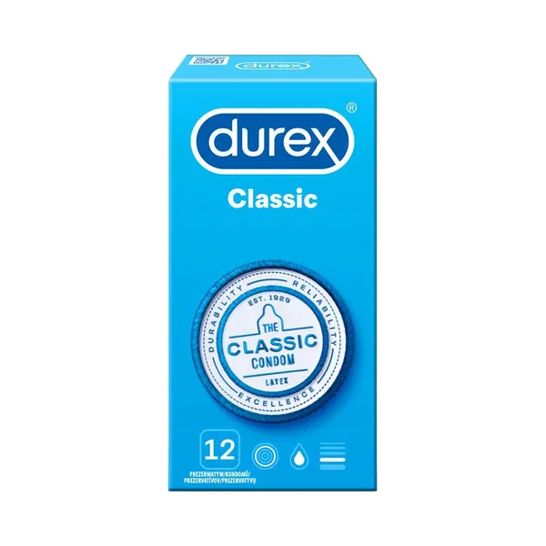 Kondoomid DUREX Classic 12tk