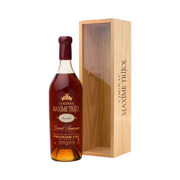 Konjak MAXIME TRIJOL Grande Champagne Ancestral puitkarbis**, 70 cl (ETTETELLIMISEGA 2 PÄEVA)
