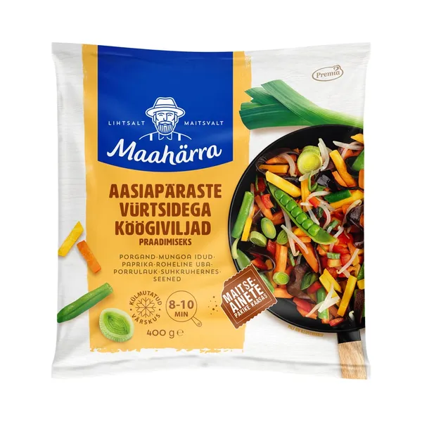 Köögiviljad praadimiseks Aasia maitseainetega, MAAHÄRRA, 400 g