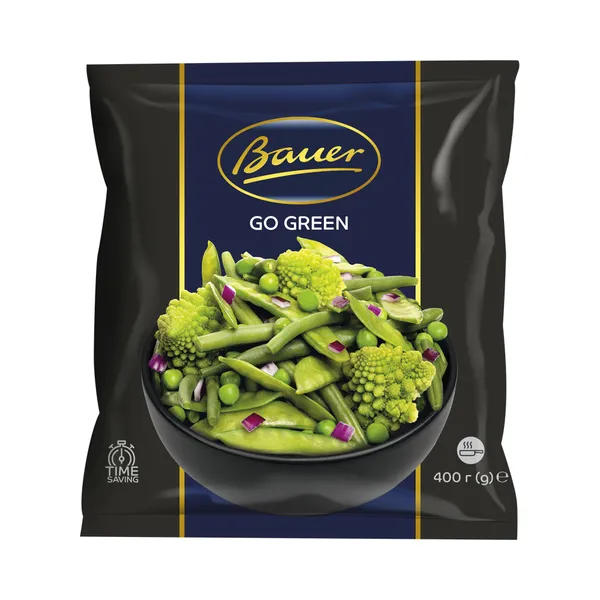 Köögiviljasegu „GO Green“, BAUER, 400g