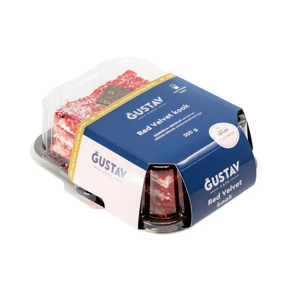 Kook Red Velvet laktoosivaba, GUSTAV, 350 g