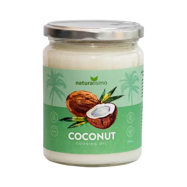 Rafineeritud kookospähkliõli NATURALISIMO 500ml