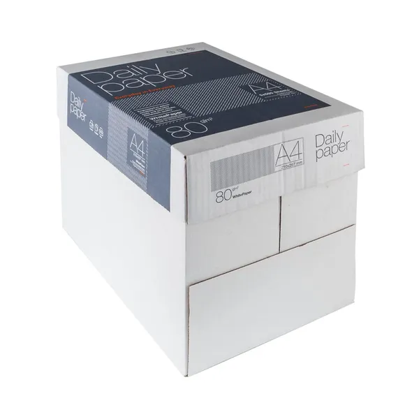 Koopiapaber A4/80g/5*500L, DAILY PAPER, 1 kast