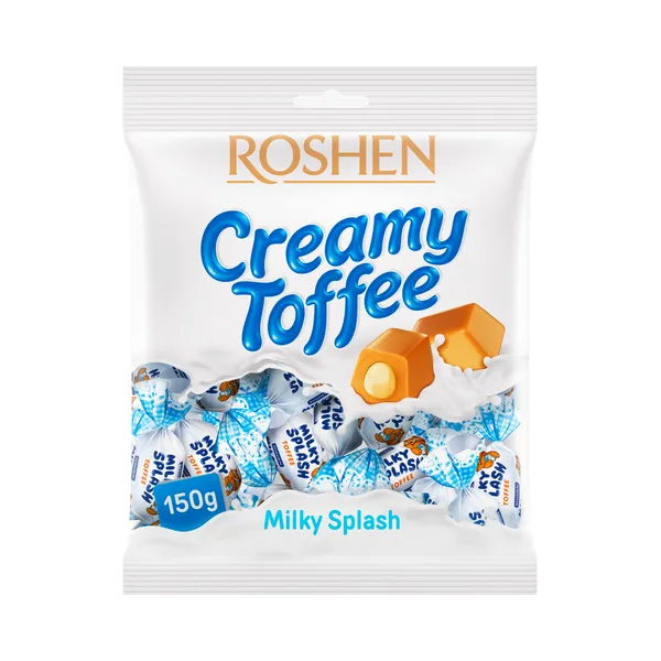 Koorekomm kondenspiima täidisega Milky Splash Toffifee, ROSHEN, 150 g