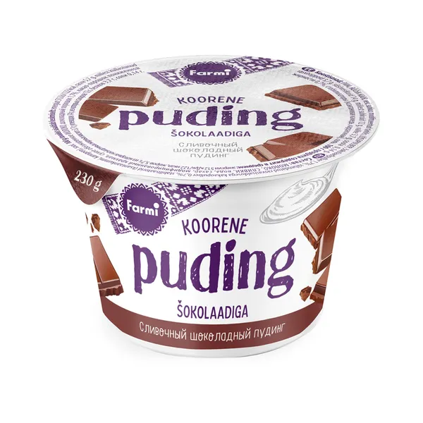 Koorene šokolaadi puding, FARMI, 230 g