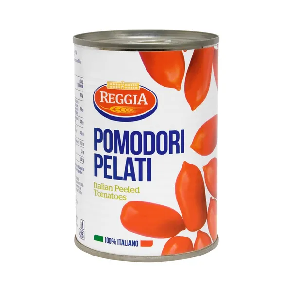 Kooritud tomatid, REGGIA, 400 g