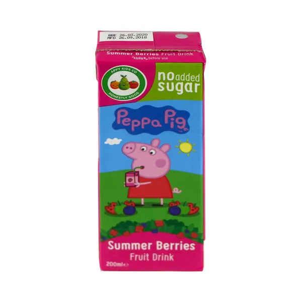 Kõrrejook suvistest marjadest, PEPPA PIG, 200 ml