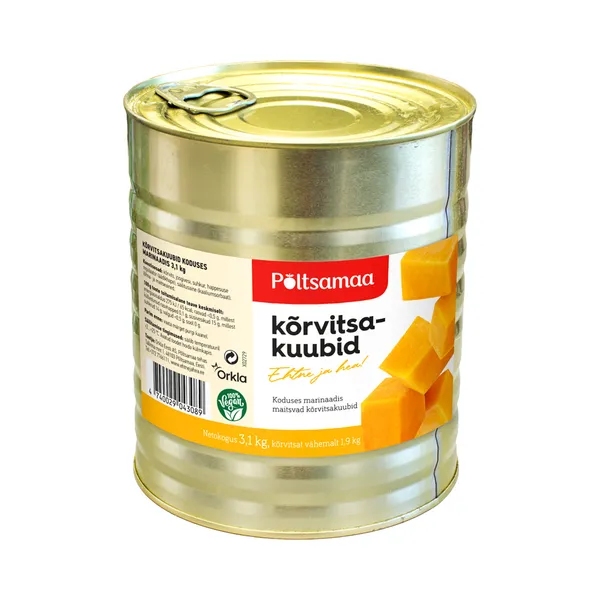 Kõrvitsakuubid, PÕLTSAMAA, 3,1 kg, ettetellimisel