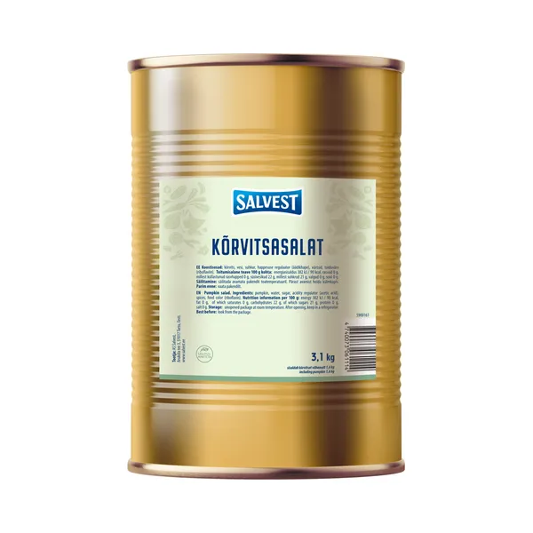 Kõrvitsasalat, SALVEST, 3,1 kg, ettetellimisel