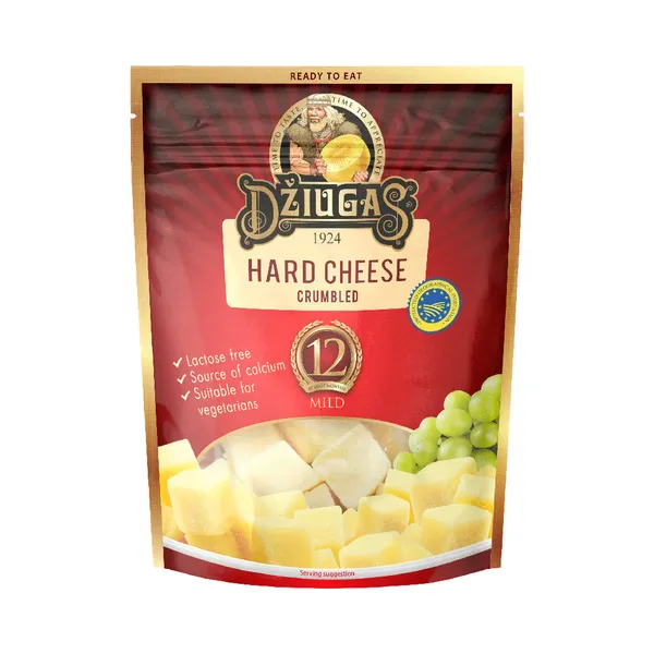 Kõvajuust Džiugas Mild (laagerdunud 12 kuud), DZIUGAS, 100 g