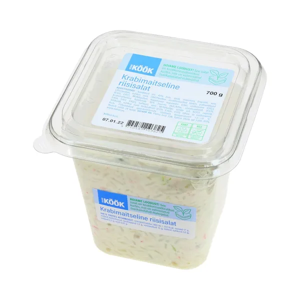 Krabimaitseline riisisalat, SELVERI KÖÖK, 700 g