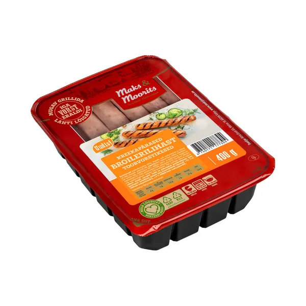 Kreekapärased broilerilihast toorvorstid, MAKS&MOORITS, 400 g