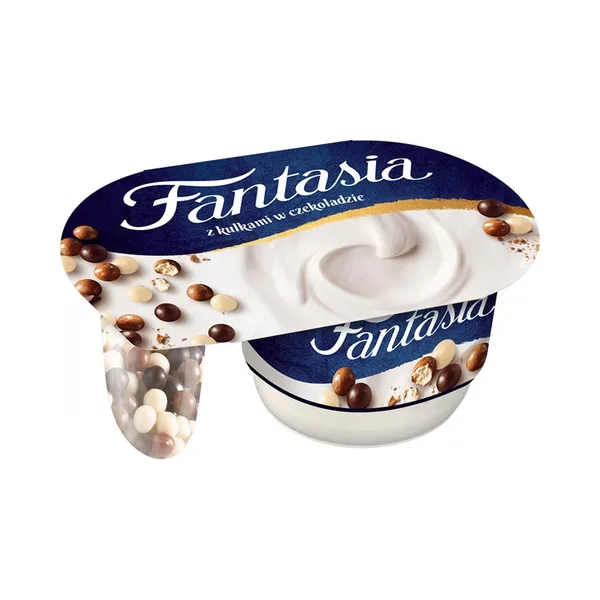Kreemjogurt šokolaadipallidega, FANTASIA, 100 g