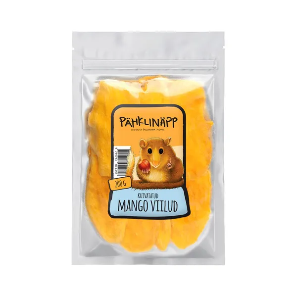Kuivatatud mango viilud, PÄHKLINÄPP, 200g