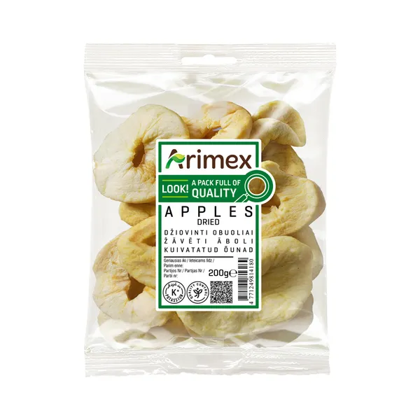 Kuivatatud õunarõngad, ARIMEX, 200 g