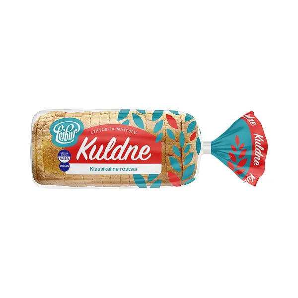 Kuldne klassikaline röstsai, LEIBUR, 500 g