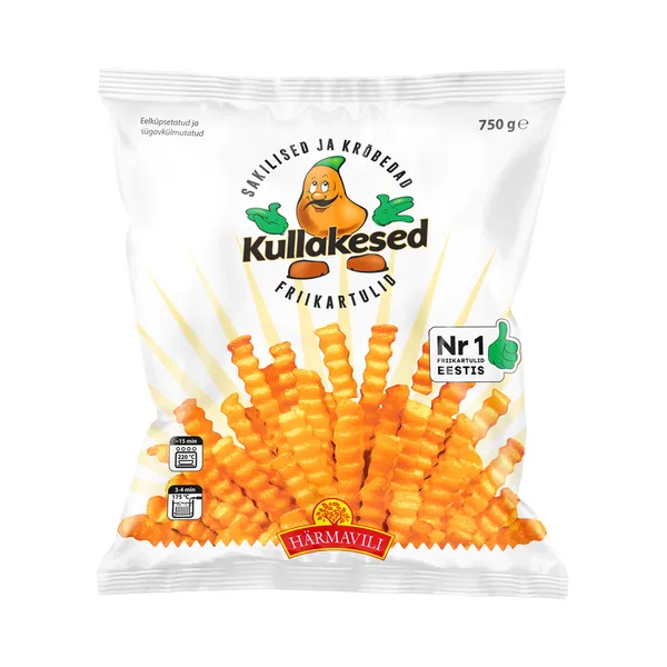 Kullakesed sakilised friikartulid, HÄRMAVILI, 750 g