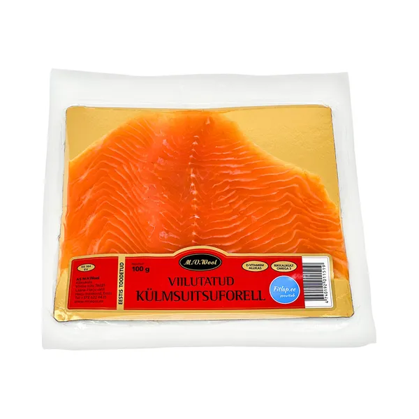 Külmsuitsu forellifilee, M.V.WOOL, 100 g