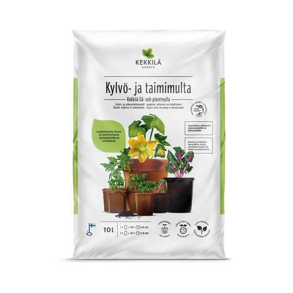 Külvi- ja pikeerimismuld, KEKKILÄ GARDEN, 10 l