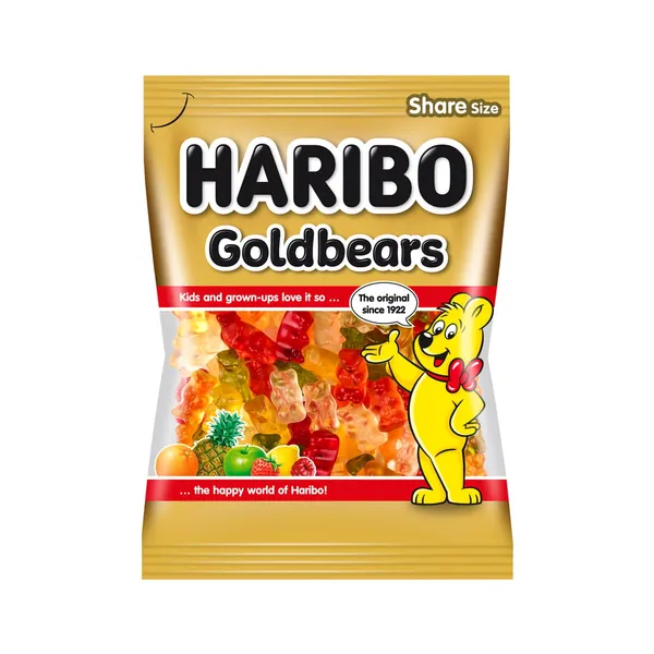 Kummikommid kuldkarud, HARIBO, 175 g