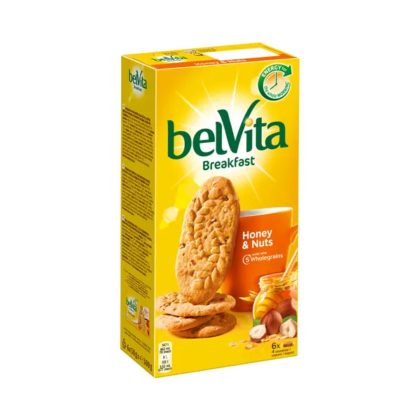 Küpsised pähklite ja meega, BELVITA, 300 g
