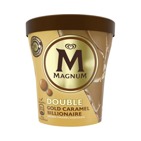 Küpsisemaitseline jäätis iirise-karamelli kastme ja karamelliga, MAGNUM, 303 g