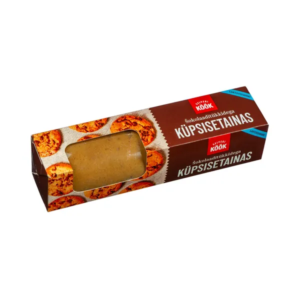 Küpsisetainas šokolaaditükkidega, laktoosivaba, SELVERI KÖÖK, 450g