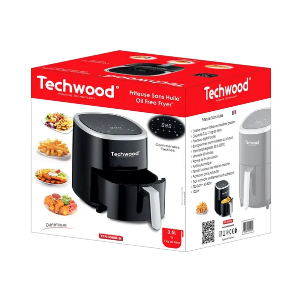 Kuumaõhufritüür 3,5L TFR-358SHD, TECHWOOD, 1 tk
