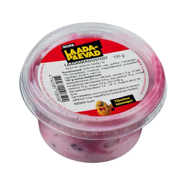Laadamagustoit (keefiri-marjatarretis), SELVERI KÖÖK, 150 g