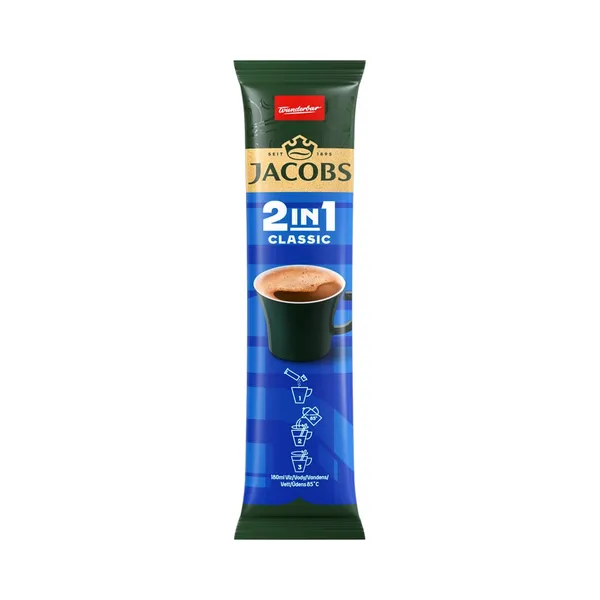 Lahustuv kohvijook JACOBS Classic 2in1, 1x12,4g