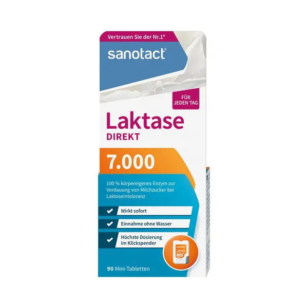 Laktase direkt 7000 N90, SANOTACT, 7,1 g