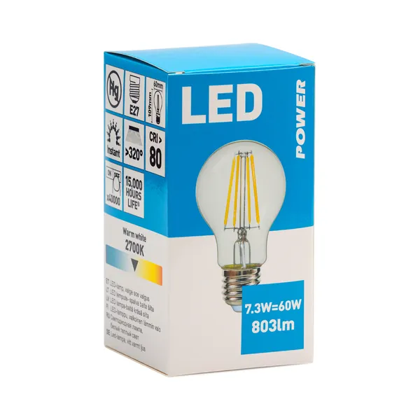 LED lamp GLS 803LM E27, POWER, 1 tk