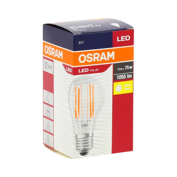 LED-niitlamp standard A75 7,5W/827 E27, OSRAM, 1 tk