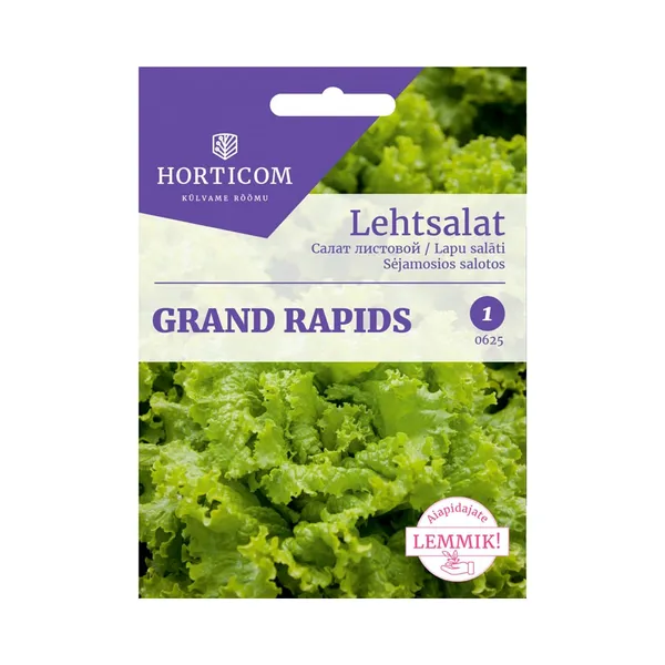 Lehtsalat Grand Rapids, HORTICOM, 1 pk