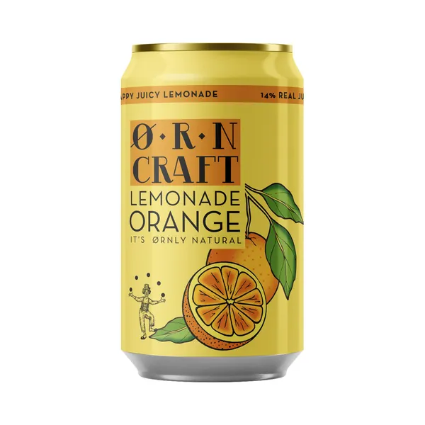 Karboniseeritud jook ORN CRAFT, Lemonade Orange, 0.33 L, purk