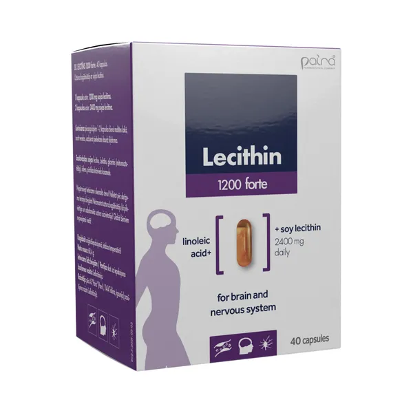Letsitiin 1200 forte kapslid N40, PAIRA, 93 g