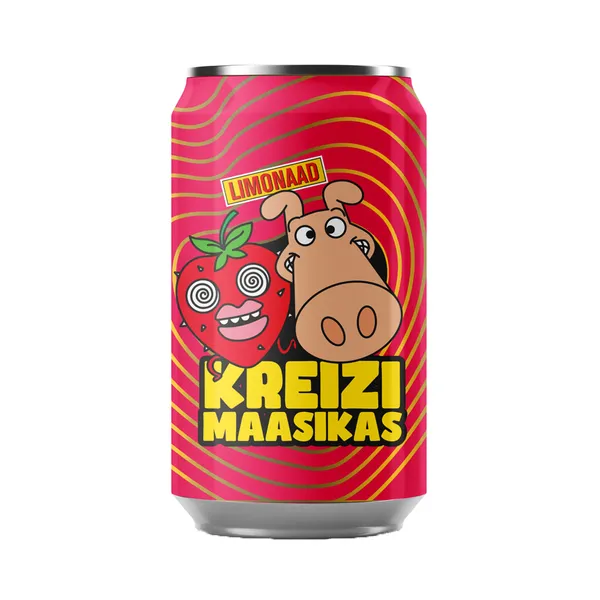 Limonaad Kreizi Maasikas, LIMONAAD, 330 ml