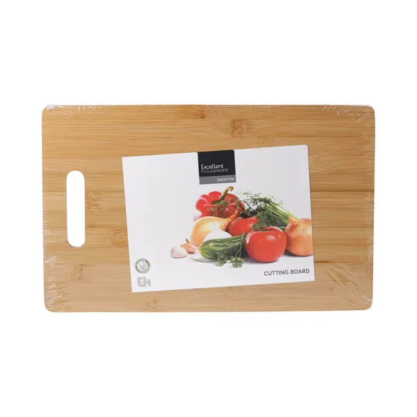 Lõikelaud bambus 36x23cm, KOOPMAN, 1 tk