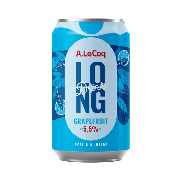 Muu alkohoolne jook A. LE COQ Long Grapefruit, 5,5%vol, 0,33L,R24/186770/46